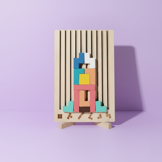 BlockBuddies - Wooden puzzle montesori