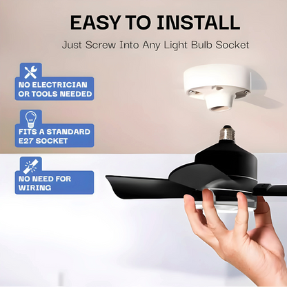 AeroLume - Socket Fan