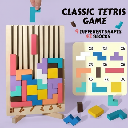 BlockBuddies - Wooden puzzle montesori