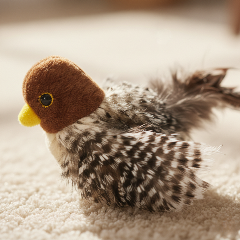 FeatherBeats - Cat Flapping bird toy