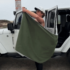 MagnetWave Beach Towel