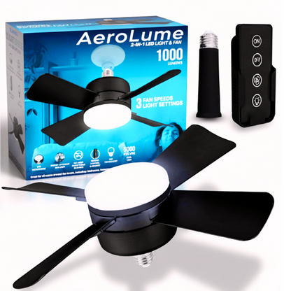 AeroLume - Socket Fan