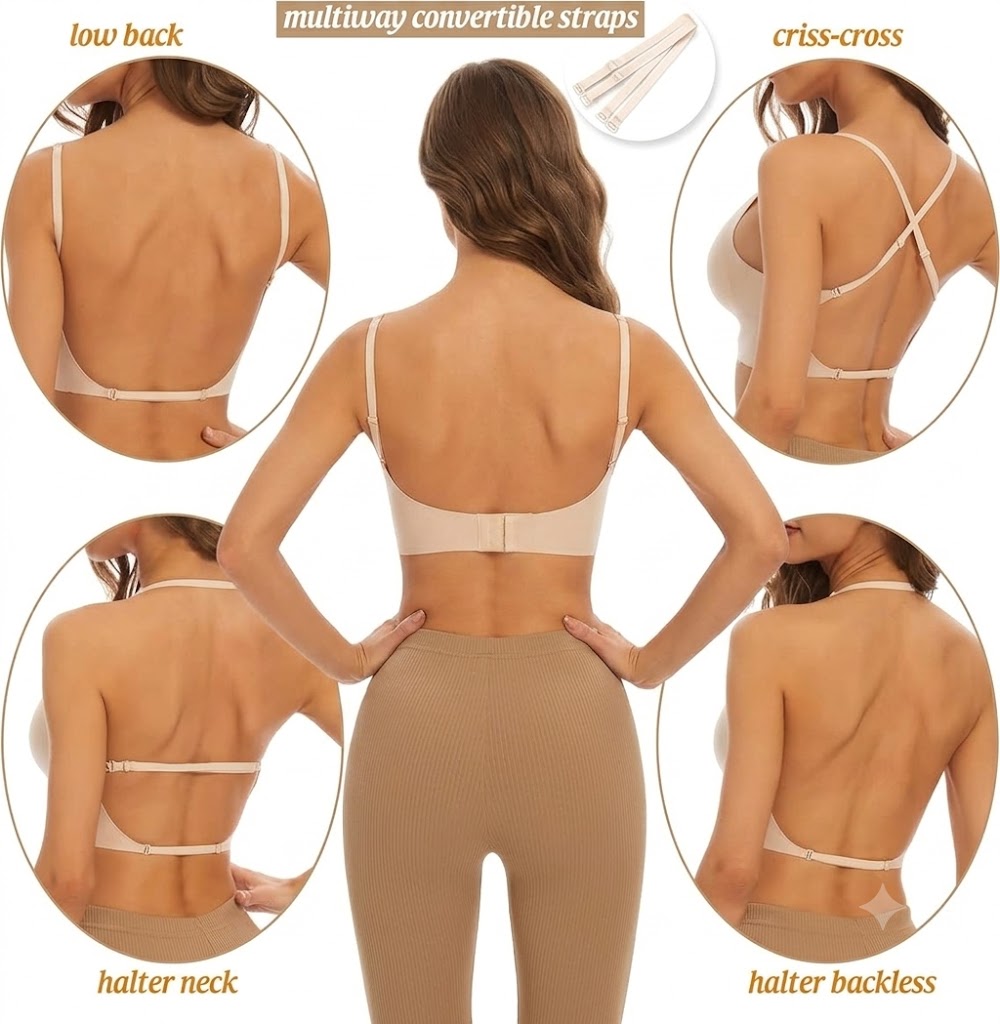 InvisiFit - Seamless Backless Bra